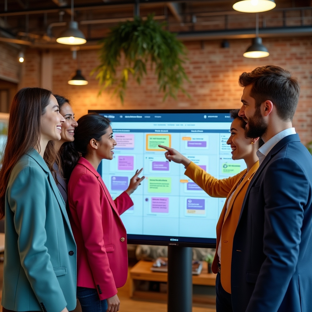 Tím spolupracuje pomocou digitálnych projektových nástrojov